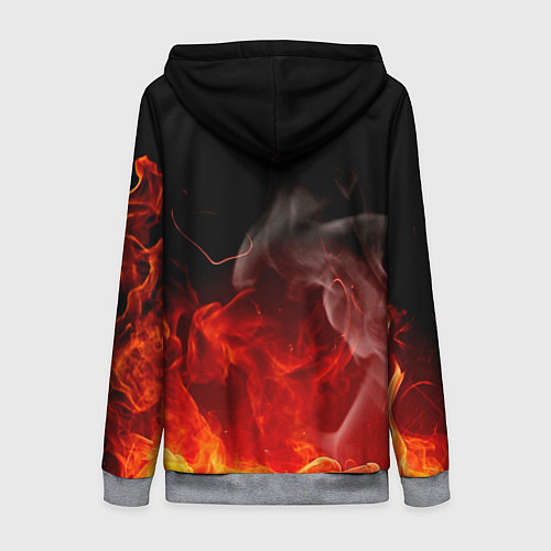 Женская толстовка на молнии ВДВ / 3D-Меланж – фото 2