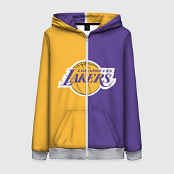 Женская толстовка на молнии LA LAKERS