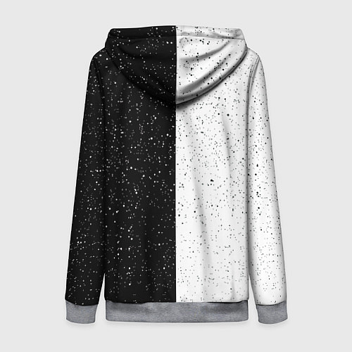 Женская толстовка на молнии Hollow Knight / 3D-Меланж – фото 2