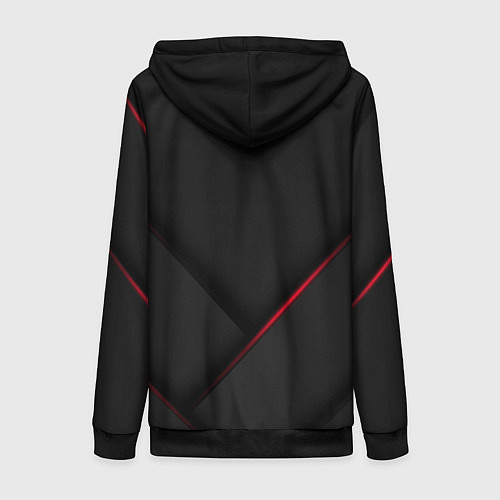 Женская толстовка на молнии TOYOTA / 3D-Черный – фото 2