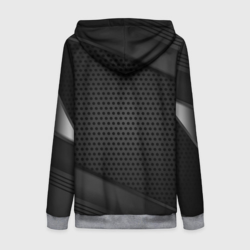 Женская толстовка на молнии TOYOTA / 3D-Меланж – фото 2