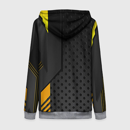 Женская толстовка на молнии Mercedes-Benz / 3D-Меланж – фото 2