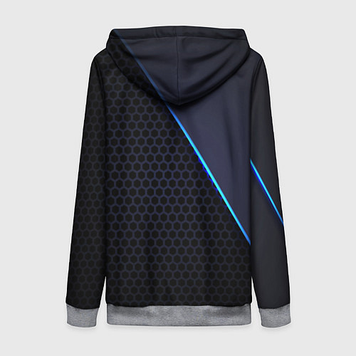 Женская толстовка на молнии SUBARU / 3D-Меланж – фото 2