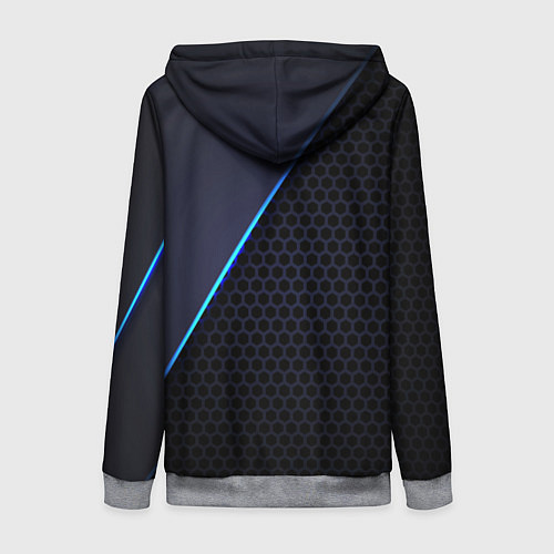 Женская толстовка на молнии SUBARU / 3D-Меланж – фото 2