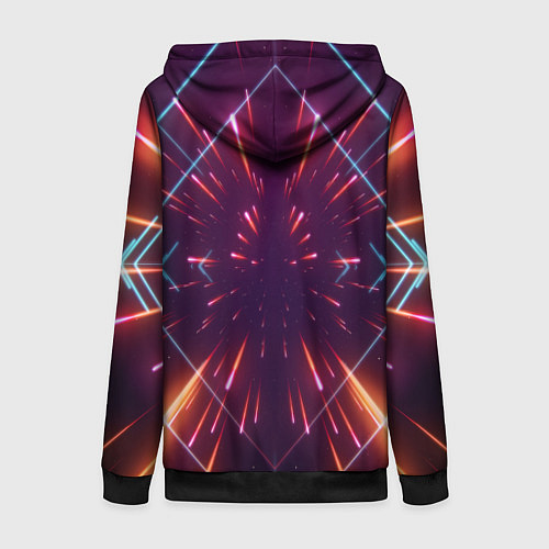 Женская толстовка на молнии Muse / 3D-Черный – фото 2