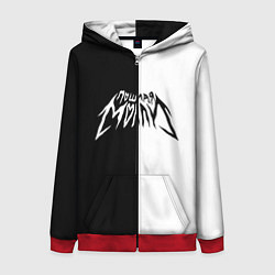 Толстовка на молнии женская ПОШЛАЯ МОЛЛИ, цвет: 3D-красный