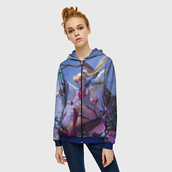 Толстовка на молнии женская СЕЙЛОР МУН, цвет: 3D-синий — фото 2