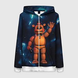 Толстовка на молнии женская Five Nights At Freddys, цвет: 3D-белый