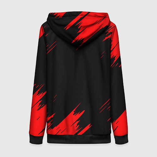 Женская толстовка на молнии Umbrella Corporation / 3D-Черный – фото 2