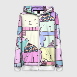 Женская толстовка на молнии Каваи