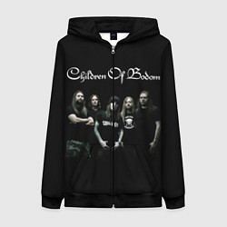 Толстовка на молнии женская Children of Bodom 3, цвет: 3D-черный