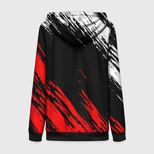 Женская толстовка на молнии CHICAGO BULLS / 3D-Черный – фото 2