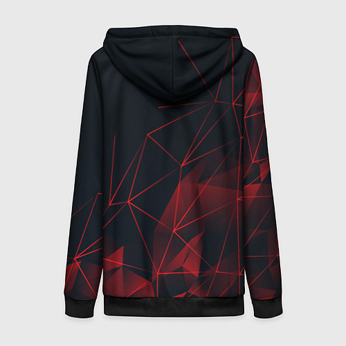 Женская толстовка на молнии TOYOTA / 3D-Черный – фото 2