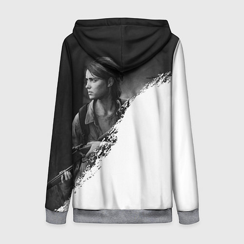 Женская толстовка на молнии THE LAST OF US 2 / 3D-Меланж – фото 2