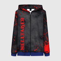Женская толстовка на молнии Helltaker Logo Z