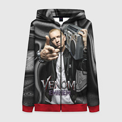 Женская толстовка на молнии Eminem-Venom