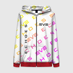 Толстовка на молнии женская EVE ECHOES ИВ ЭХО, цвет: 3D-красный