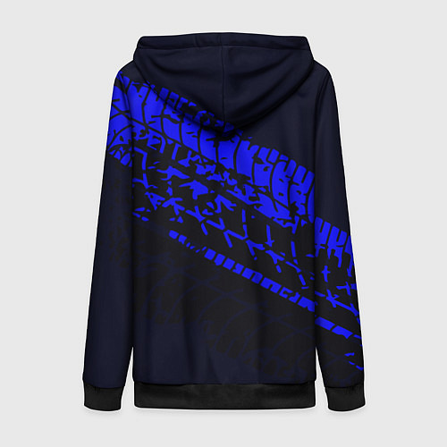 Женская толстовка на молнии Mitsubishi / 3D-Черный – фото 2