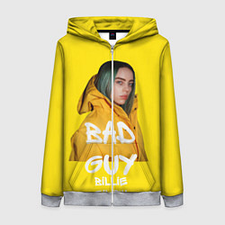 Женская толстовка на молнии Billie Eilish Билли Айлиш