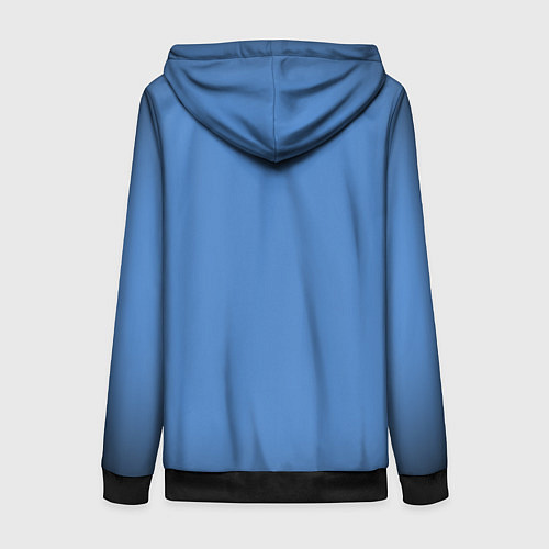 Женская толстовка на молнии КУРТКА САНСА SANS / 3D-Черный – фото 2