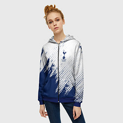Толстовка на молнии женская Tottenham Hotspur, цвет: 3D-синий — фото 2