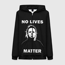 Толстовка на молнии женская MICHAEL MYERS, цвет: 3D-черный