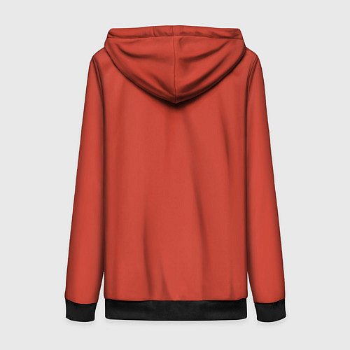 Женская толстовка на молнии Джимми Хендрикс / 3D-Черный – фото 2