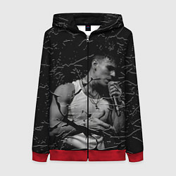 Толстовка на молнии женская NILETTO, цвет: 3D-красный