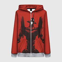 Женская толстовка на молнии Евангилион