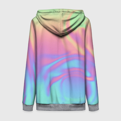 Женская толстовка на молнии Моб Психо 100 / 3D-Меланж – фото 2