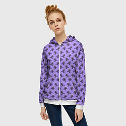 Толстовка на молнии женская ГОДЖО САТОРУ GOJO SATORU, цвет: 3D-белый — фото 2