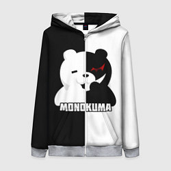 Женская толстовка на молнии MONOKUMA МОНОКУМА BEAR