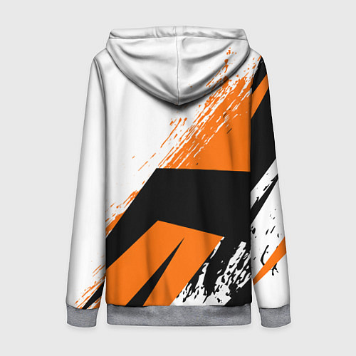 Женская толстовка на молнии KTM КТМ Z / 3D-Меланж – фото 2