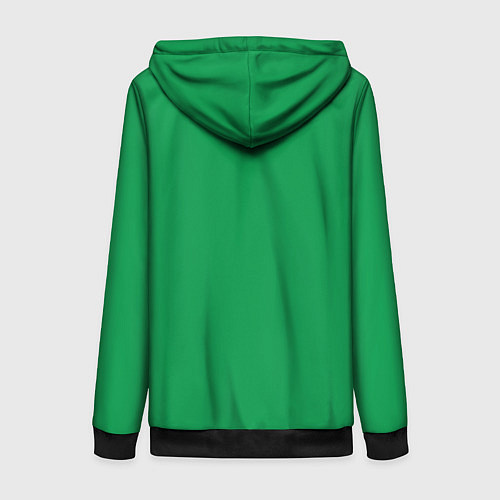 Женская толстовка на молнии Адыгея / 3D-Черный – фото 2