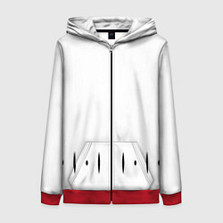Толстовка на молнии женская ФОРМА КАПИТАНА ГОТЕЙ 13 СПИНА, цвет: 3D-красный