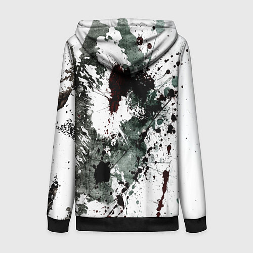 Женская толстовка на молнии FARCRY WOLF / 3D-Черный – фото 2