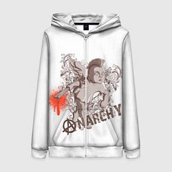 Женская толстовка на молнии АНГЕЛ АНАРХИИ