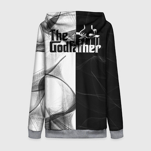 Женская толстовка на молнии Крёстный отец The Godfather / 3D-Меланж – фото 2