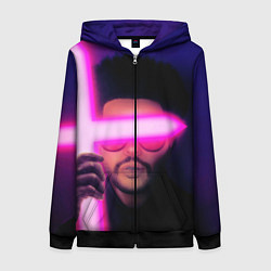 Толстовка на молнии женская The Weeknd - Blinding Lights, цвет: 3D-черный
