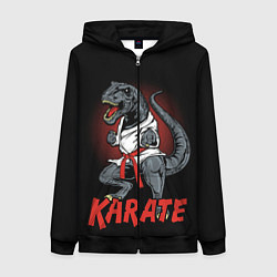 Женская толстовка на молнии KARATE T-REX