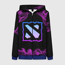 Толстовка на молнии женская Дота - Dota 2, цвет: 3D-синий