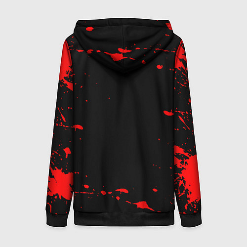 Женская толстовка на молнии ГАТС БЕРСЕРК BERSERK / 3D-Черный – фото 2