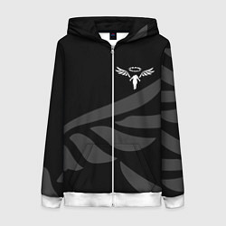 Толстовка на молнии женская WALHALLA TEAM LOGO ТОКИЙСКИЕ МСТИТЕЛИ, цвет: 3D-белый