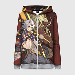 Женская толстовка на молнии ДЕМОН АРАТАКИ ИТТО