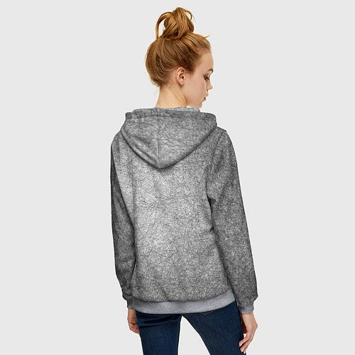 Женская толстовка на молнии Коллекция Get inspired! Абстракция Fl-158 / 3D-Меланж – фото 4