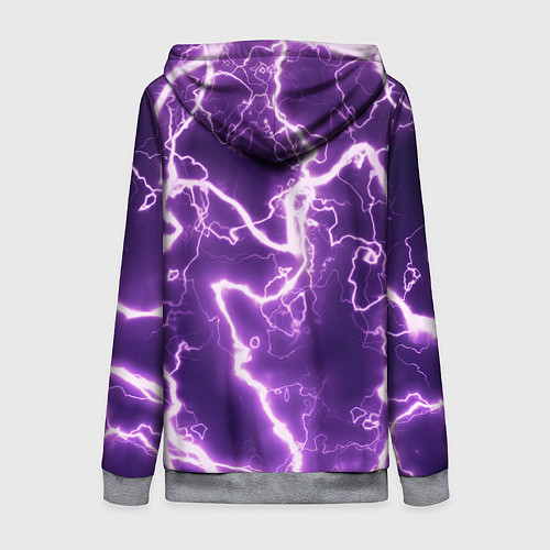 Женская толстовка на молнии Genshin Impact - Яэ и Эи / 3D-Меланж – фото 2