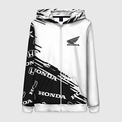 Женская толстовка на молнии Honda sport pattern