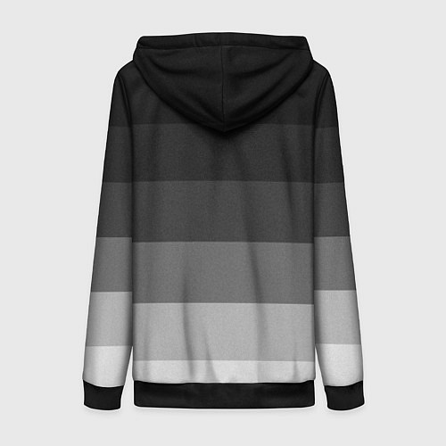 Женская толстовка на молнии Honda Хонда / 3D-Черный – фото 2