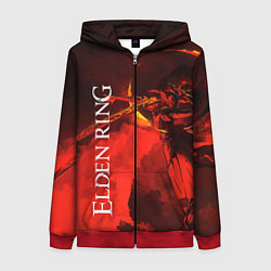 Толстовка на молнии женская MALENIA - ELDEN RING ЕЛДЕН РИНГ, цвет: 3D-красный