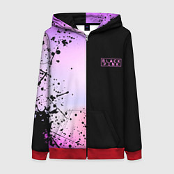 Женская толстовка на молнии BLACKPINK HALF COLORS